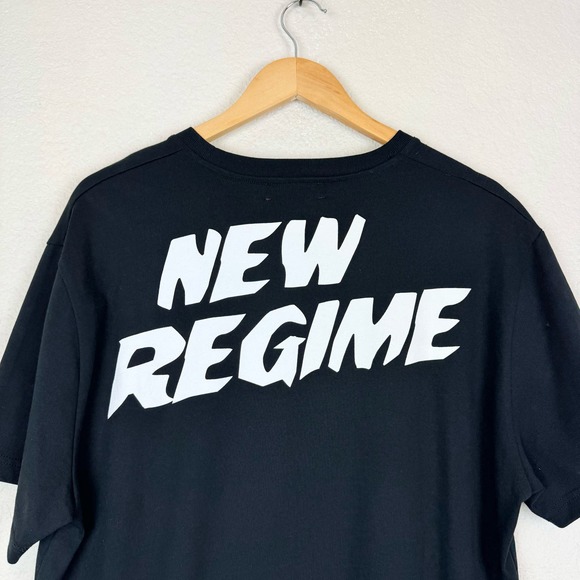 Atelier New Regime Black Basic Graphic T Shirt Size L - Picture 4 of 5